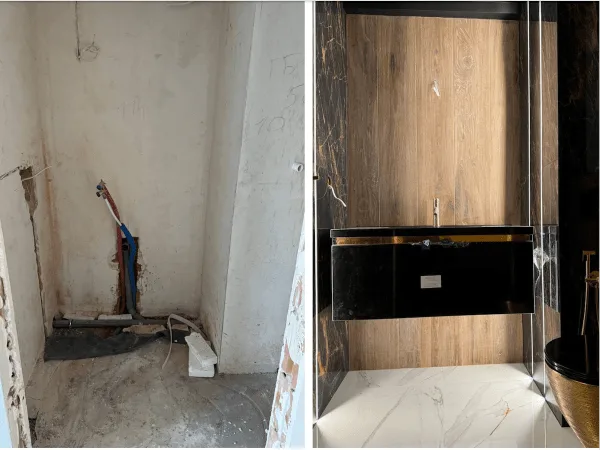 Metamorfoza łazienki REMONT-LUX – przed i po remoncie
